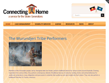 Tablet Screenshot of connectinghome.org.au